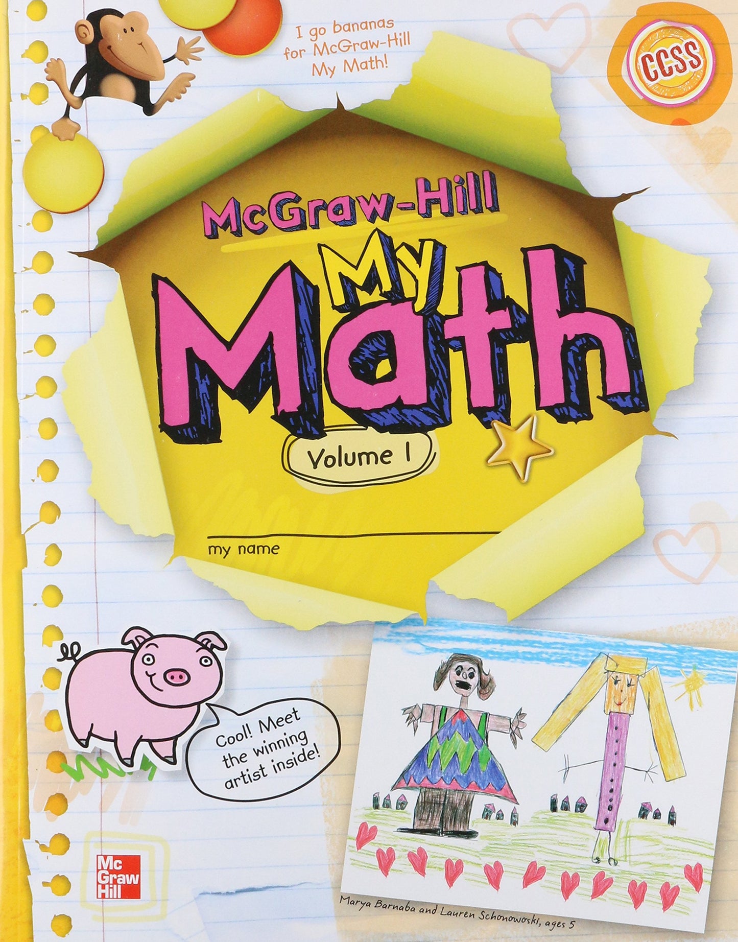 My Math Grade K, Vol. 1