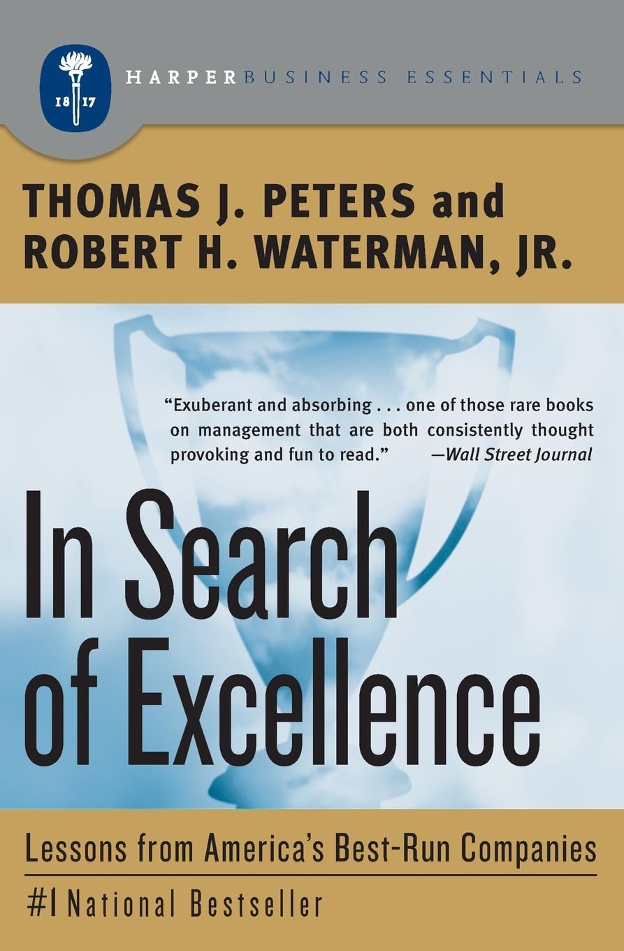 In Search of Excellence: Lessons from America's Best-Run Companies - 4339