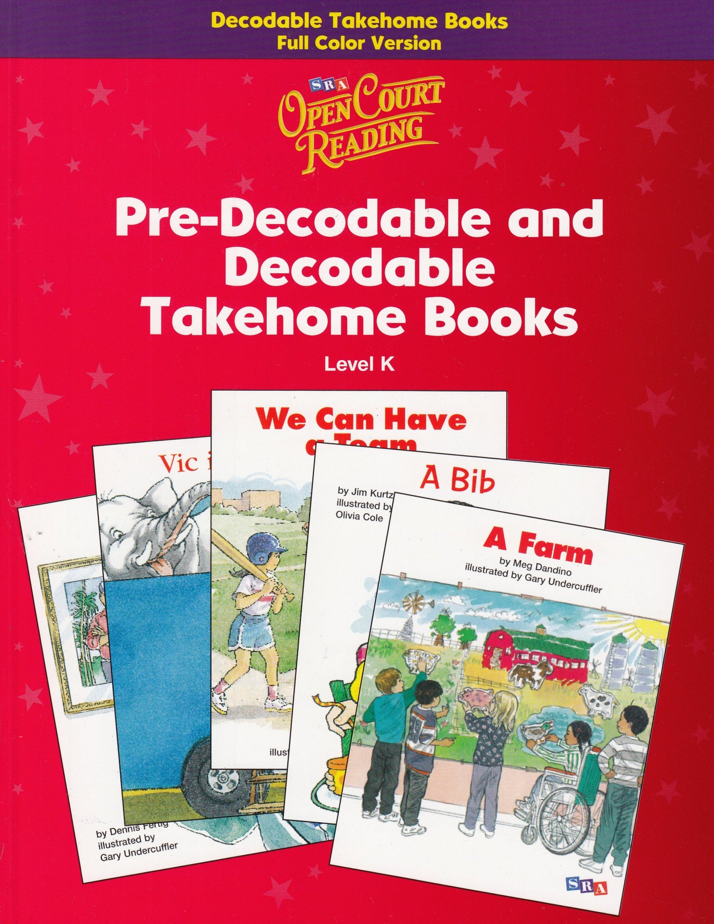 Open Court Reading Pre-Decodable and Decodable Takehome Books Level K