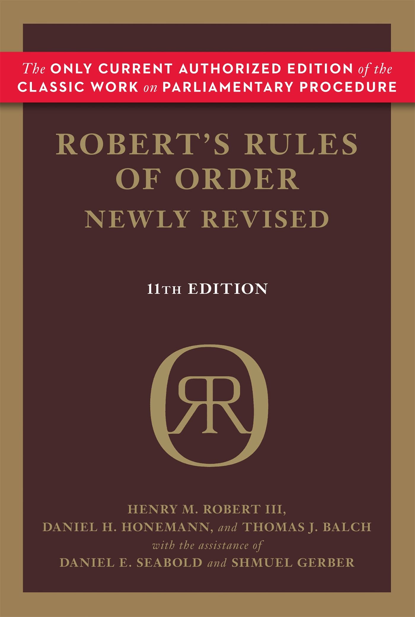 Robert's Rules of Order Newly Revised - 184