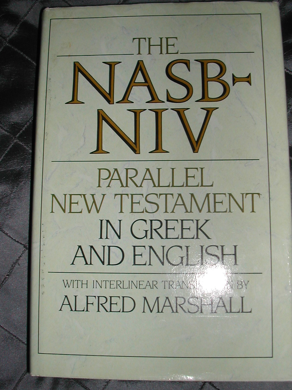 Nasb-Niv: Parallel New Testament in Greek and English With Interlinear Translation (English and Ancient Greek Edition)