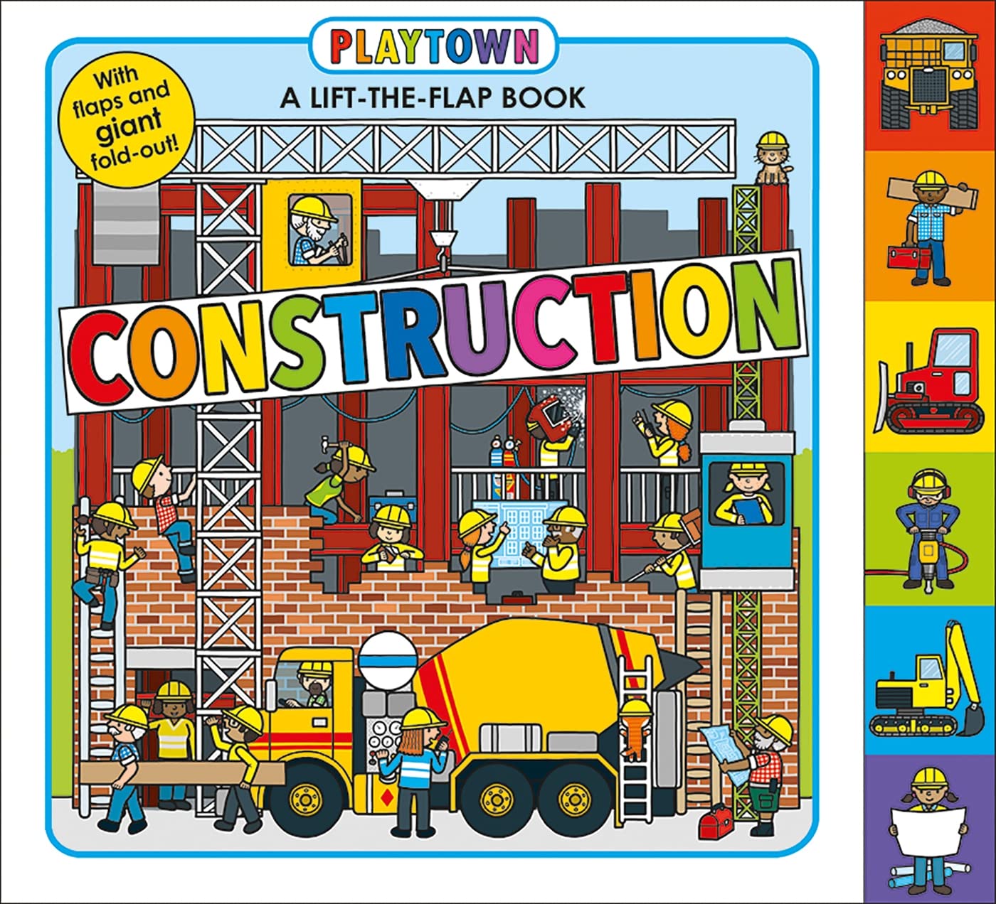 Playtown: Construction: A-Lift-the-Flap-Book - 973