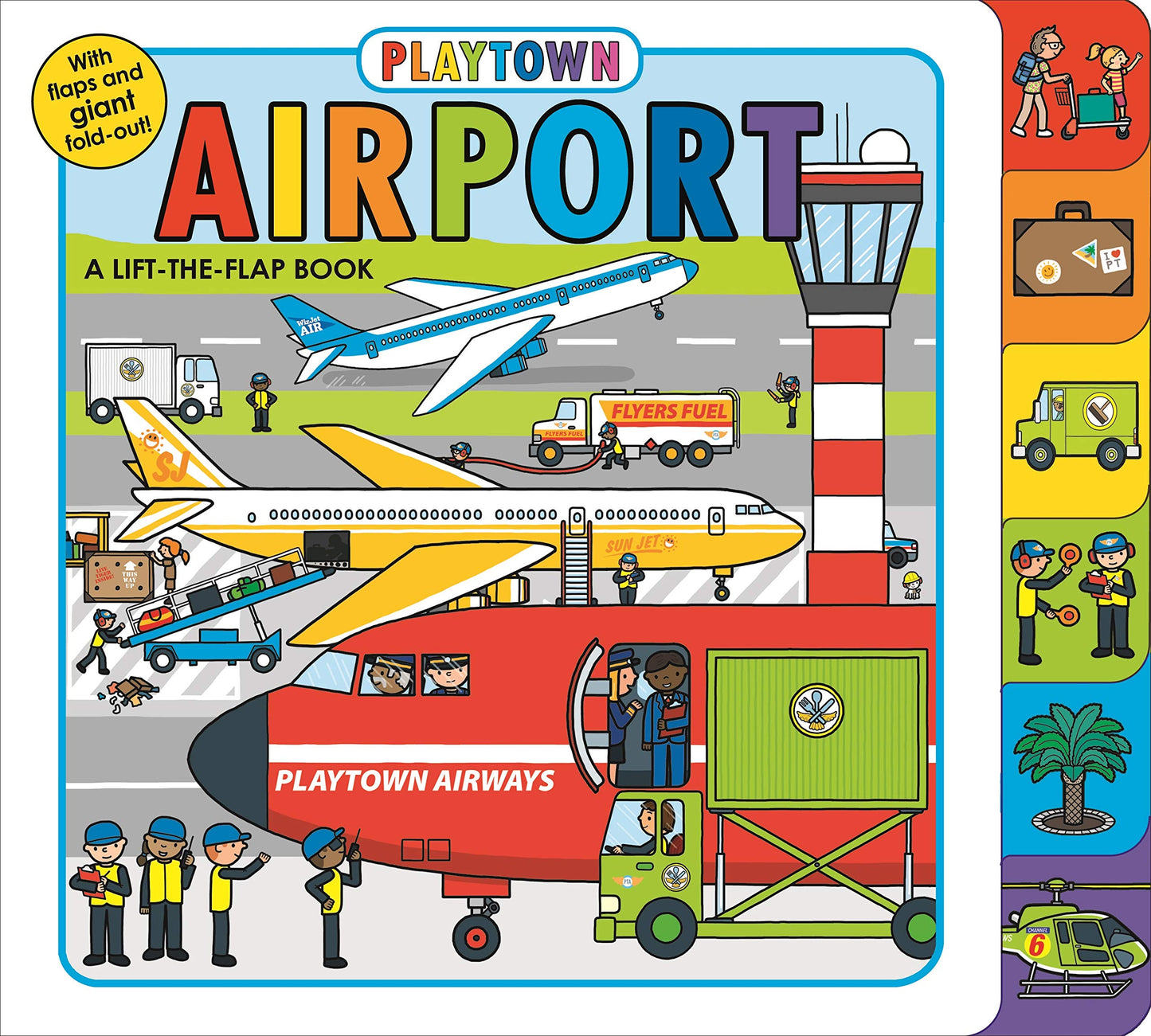 Playtown: Airport (revised edition): A Lift-the-Flap book - 5024