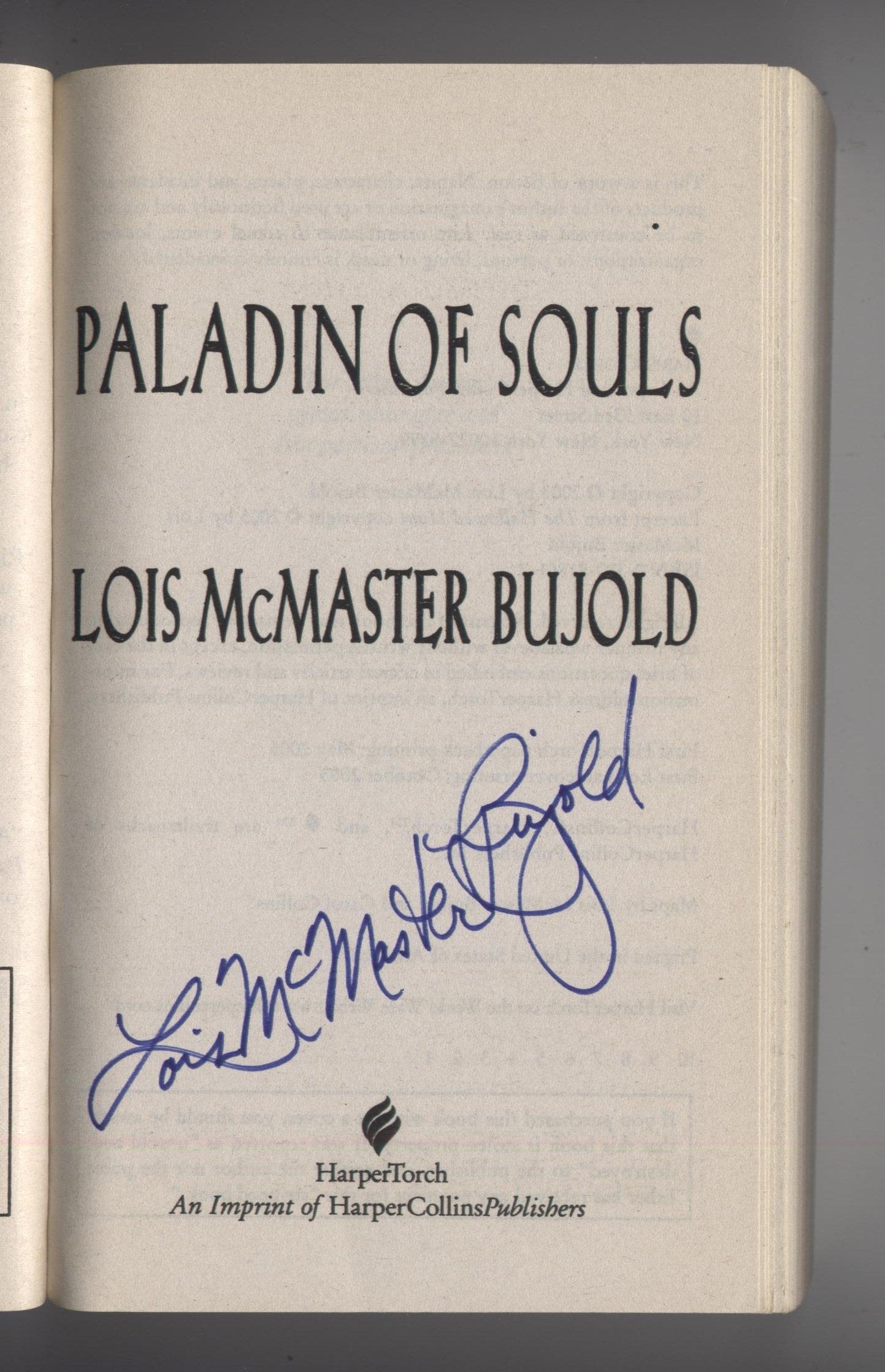 Paladin of Souls: A Hugo Award Winner (Chalion series, 2) - 5122