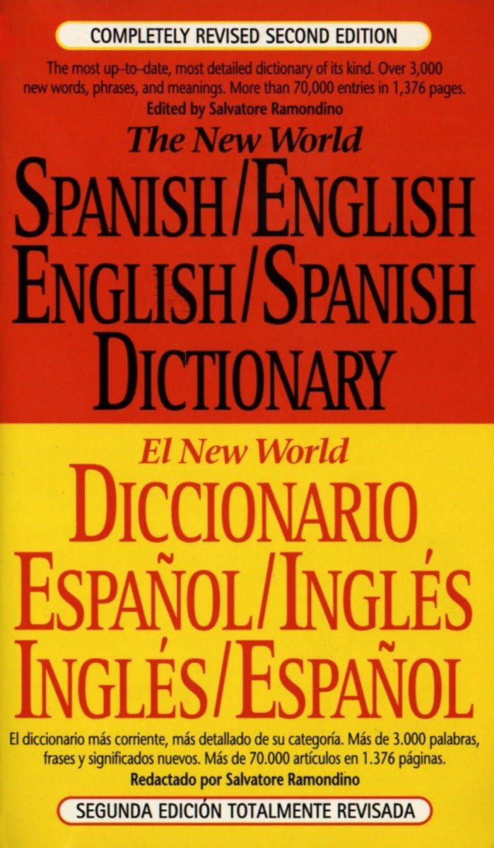 The New World Spanish/English, English/Spanish Dictionary (El New World Diccionario español/inglés, inglés/español) (Spanish and English Edition) - 7704