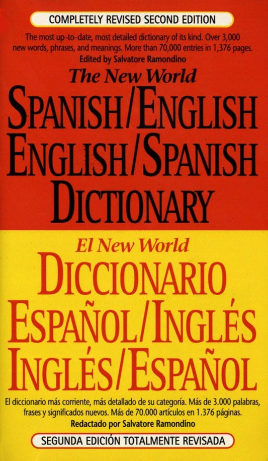 The New World Spanish/English, English/Spanish Dictionary (El New World Diccionario español/inglés, inglés/español) (Spanish and English Edition) - 3102