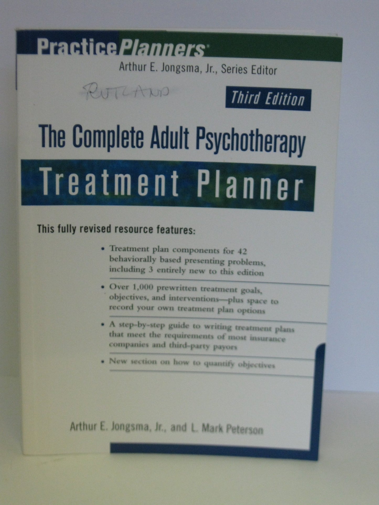 The Complete Adult Psychotherapy Treatment Planner - 7495