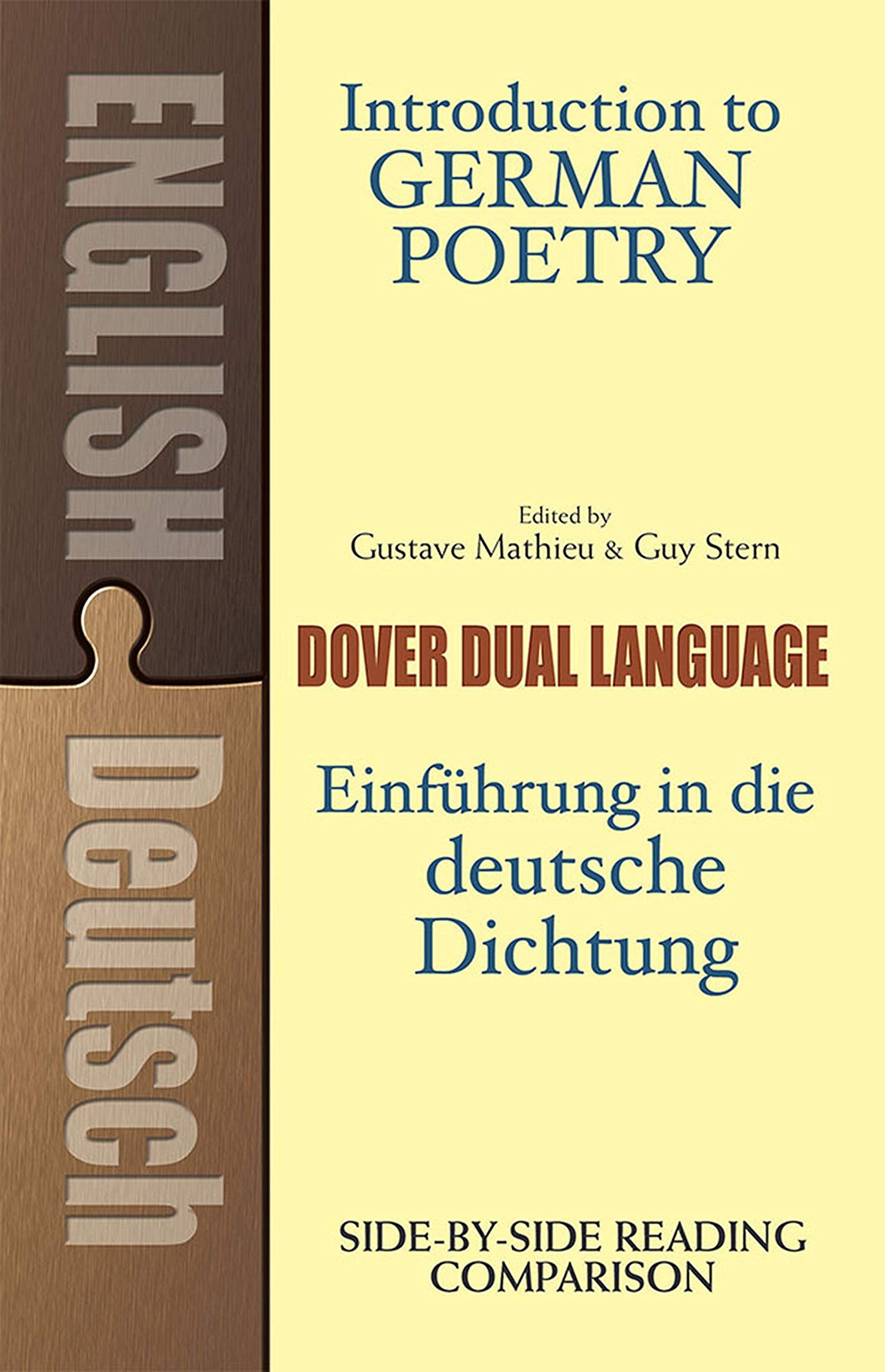 Introduction to German Poetry: A Dual-Language Book (Dover Dual Language German) - 4044