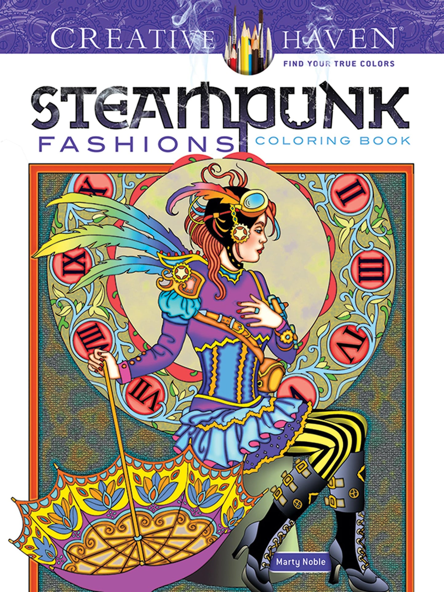 Creative Haven Steampunk Fashions Coloring Book (Adult Coloring Books: Fashion) - 5978