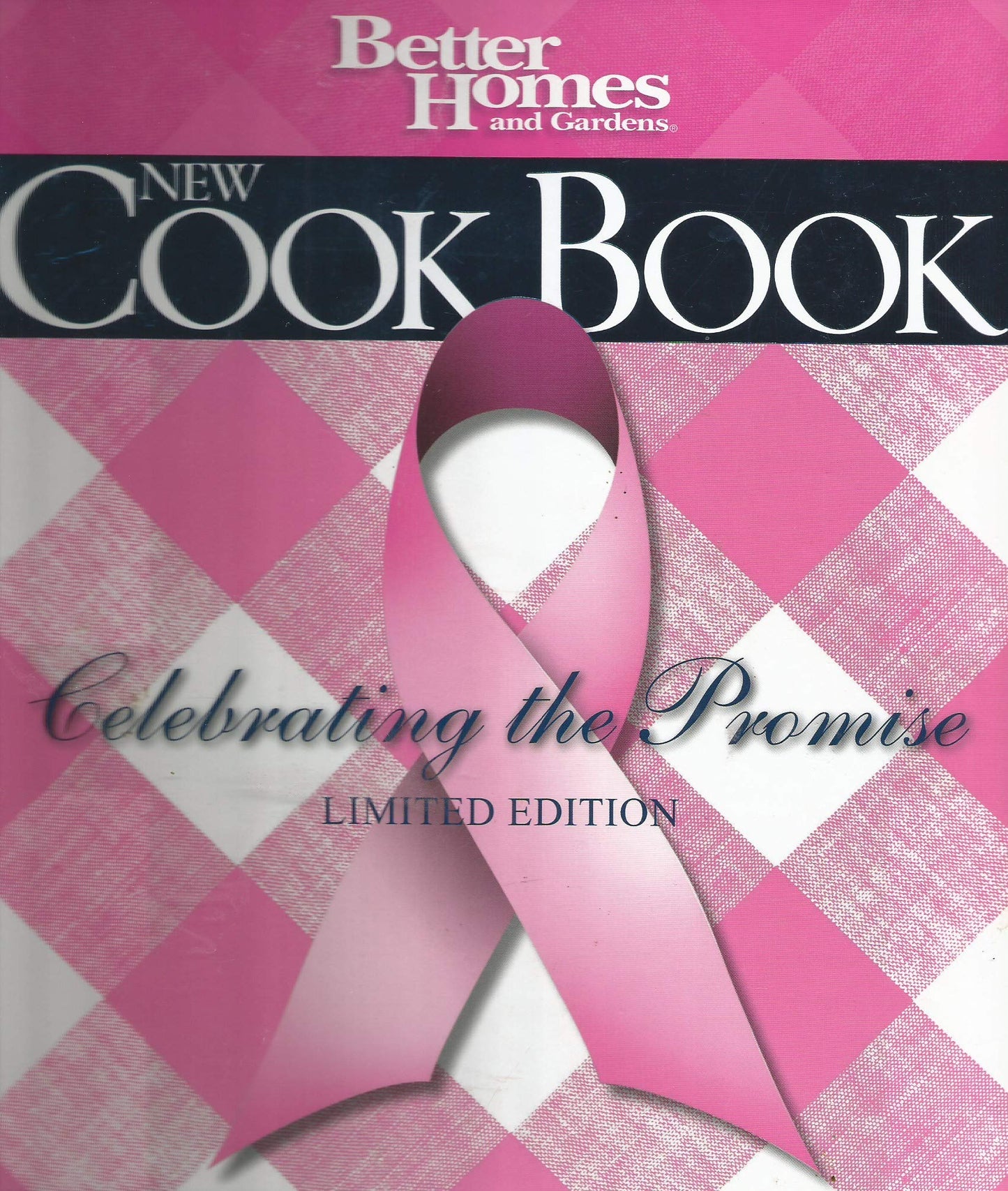 Better Homes and Gardens New Cook Book: Celebrating the Promise, 14th Limited Edition "Pink Plaid" - 6785