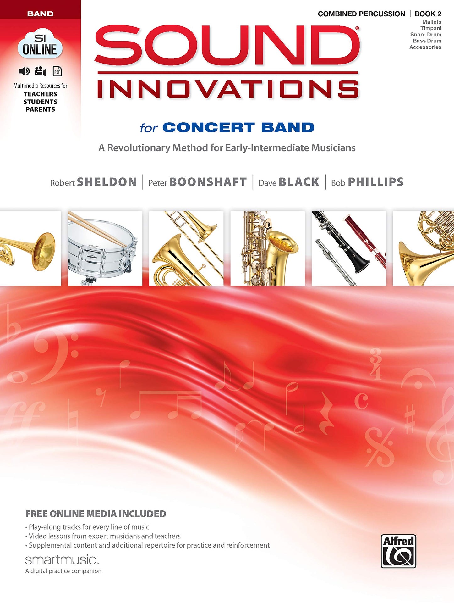 Sound Innovations for Concert Band, Bk 2: A Revolutionary Method for Early-Intermediate Musicians (Combined Percussion), Book & Online Media