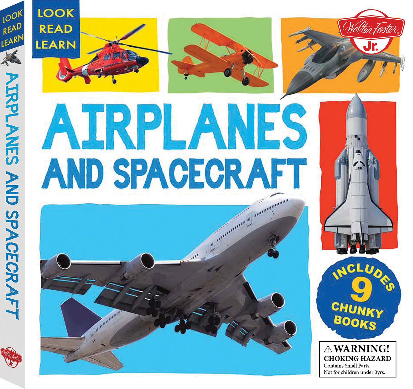 Airplanes and Spacecraft: Includes 9 Chunky Books (Look, Read, Learn) - 5126
