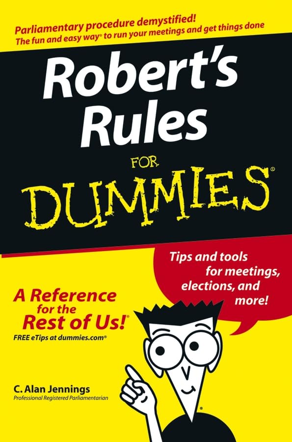 Robert's Rules For Dummies - 3228