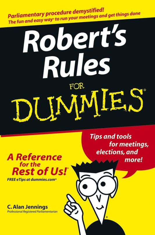 Robert's Rules For Dummies - 3228