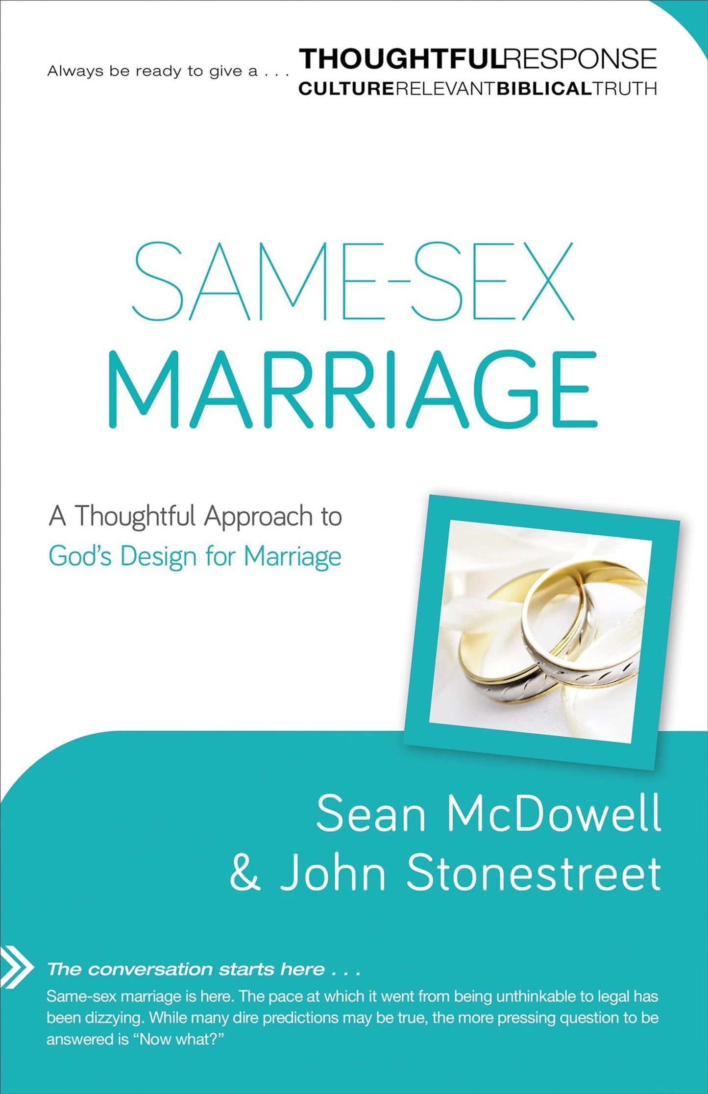 Same-Sex Marriage: A Thoughtful Approach to God's Design for Marriage (Thoughtful Response) - 8795
