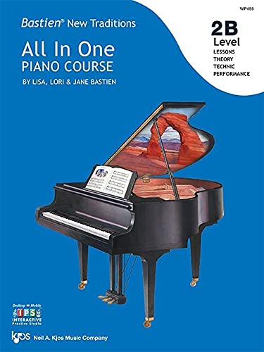 WP455 - Bastien New Traditions - All in One Piano Course - Level 2B - 1776