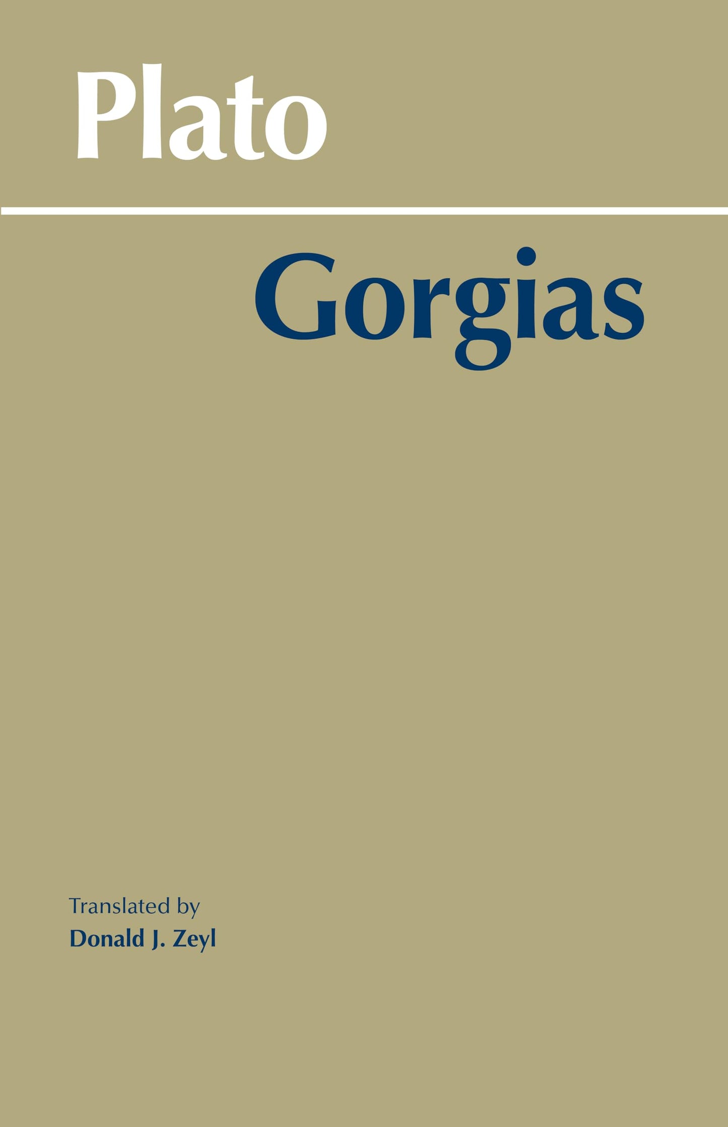 Gorgias (Hackett Classics) - 2143