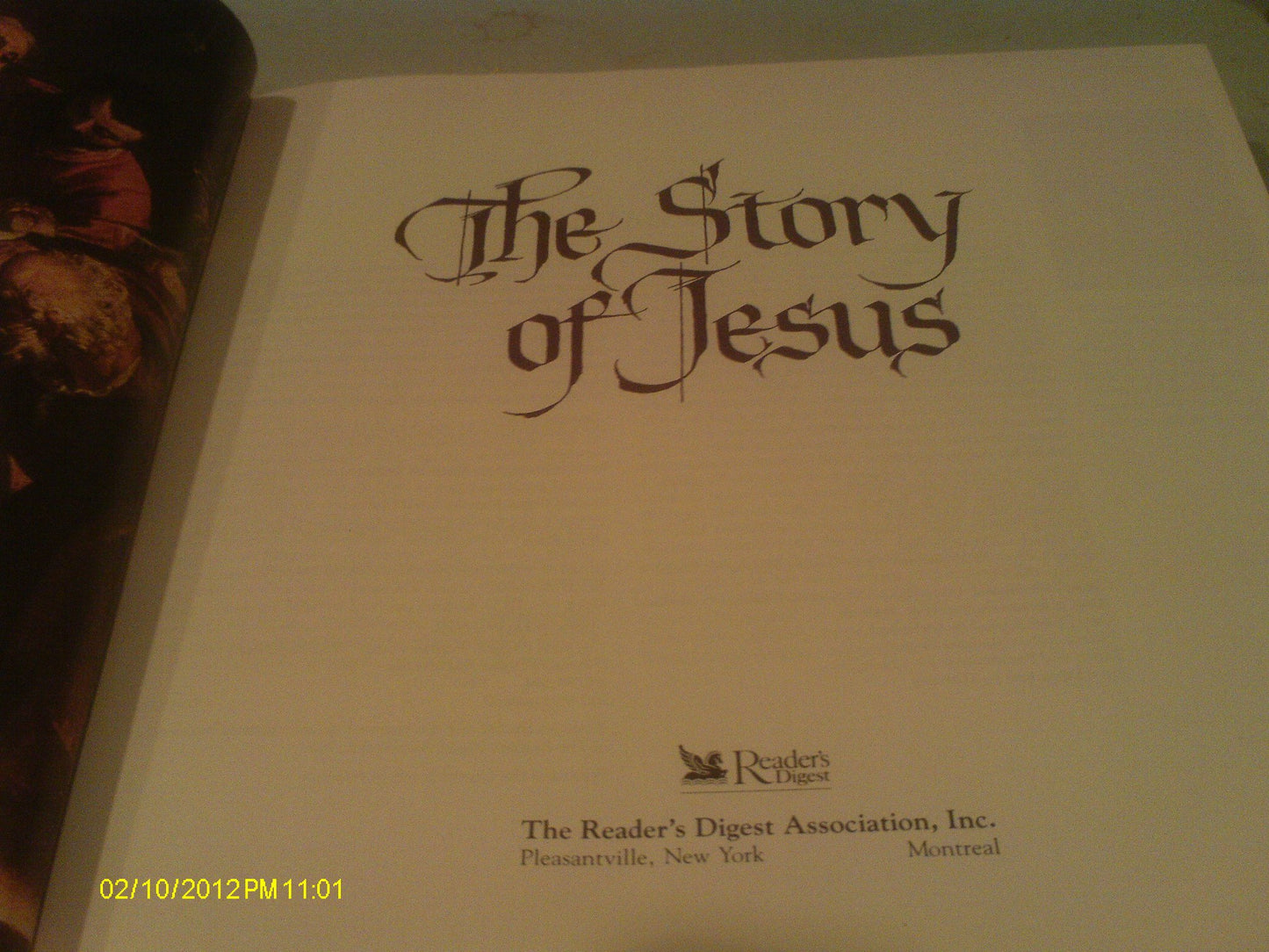 The Story of Jesus (Reader's Digest General Books) - 1398