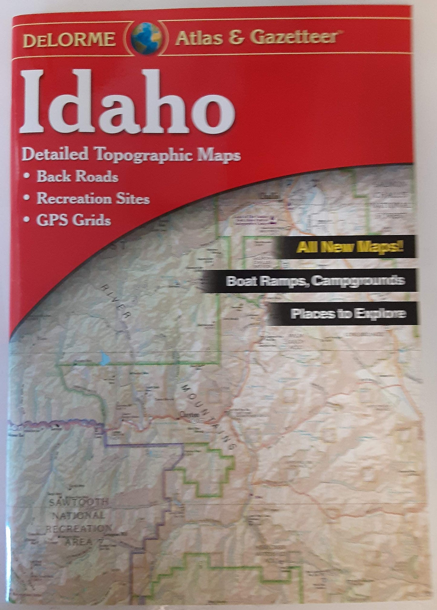 Garmin Delorme Atlas & Gazetteer Paper Maps- Idaho, AA-008798-000
