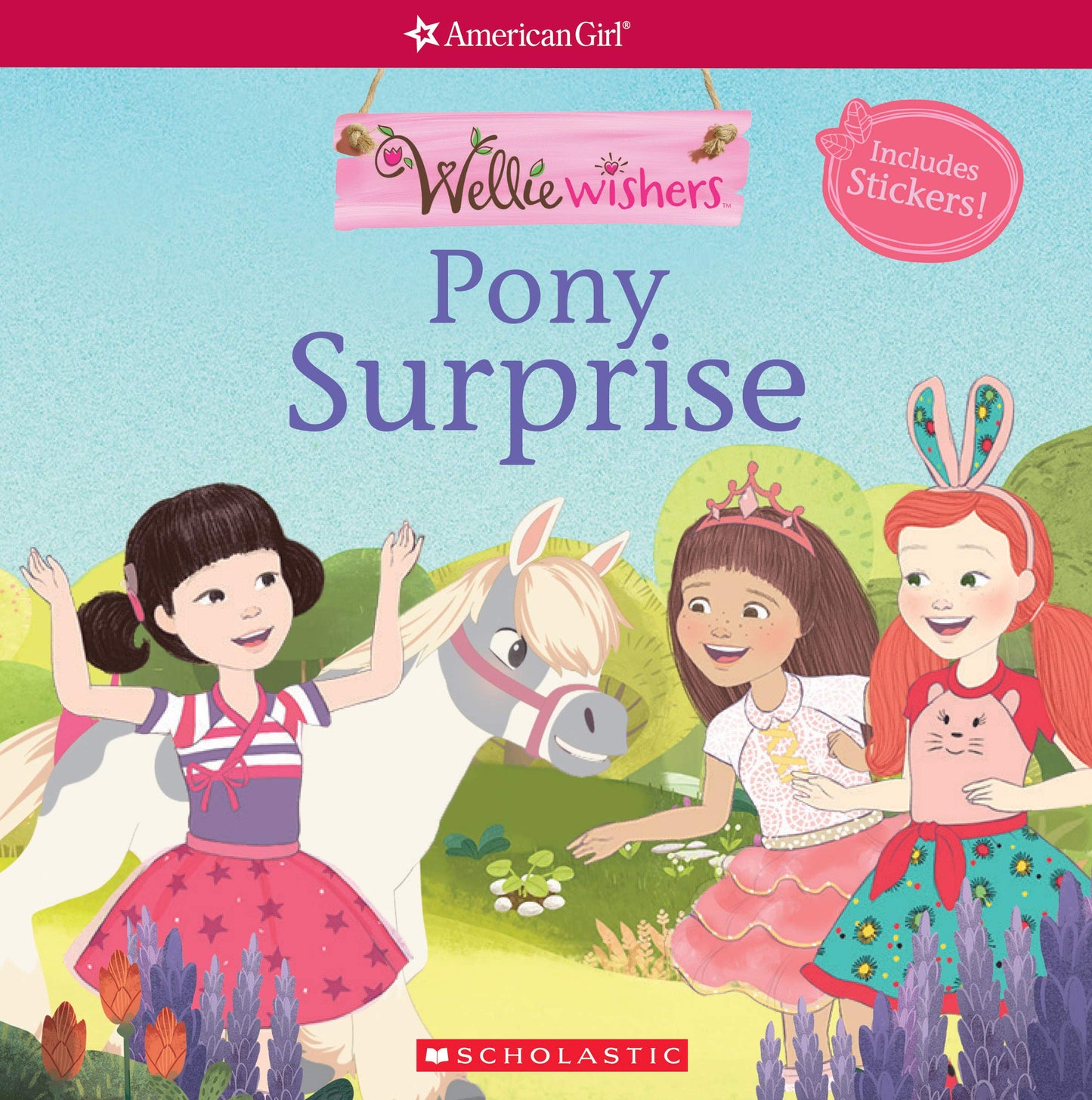 Pony Surprise (American Girl: WellieWishers Storybook with stickers) - 5265