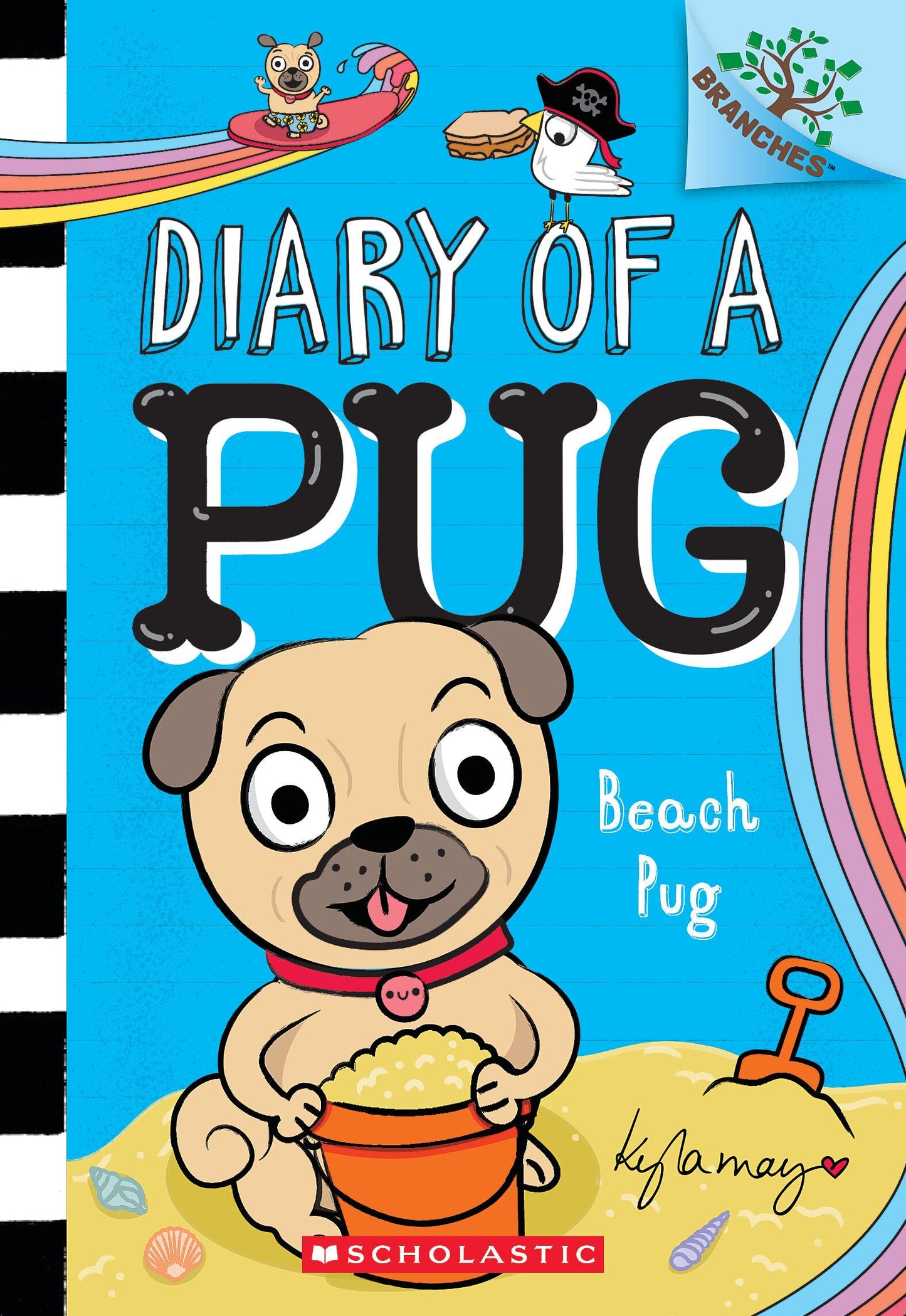 Beach Pug: A Branches Book (Diary of a Pug #10) - 8534