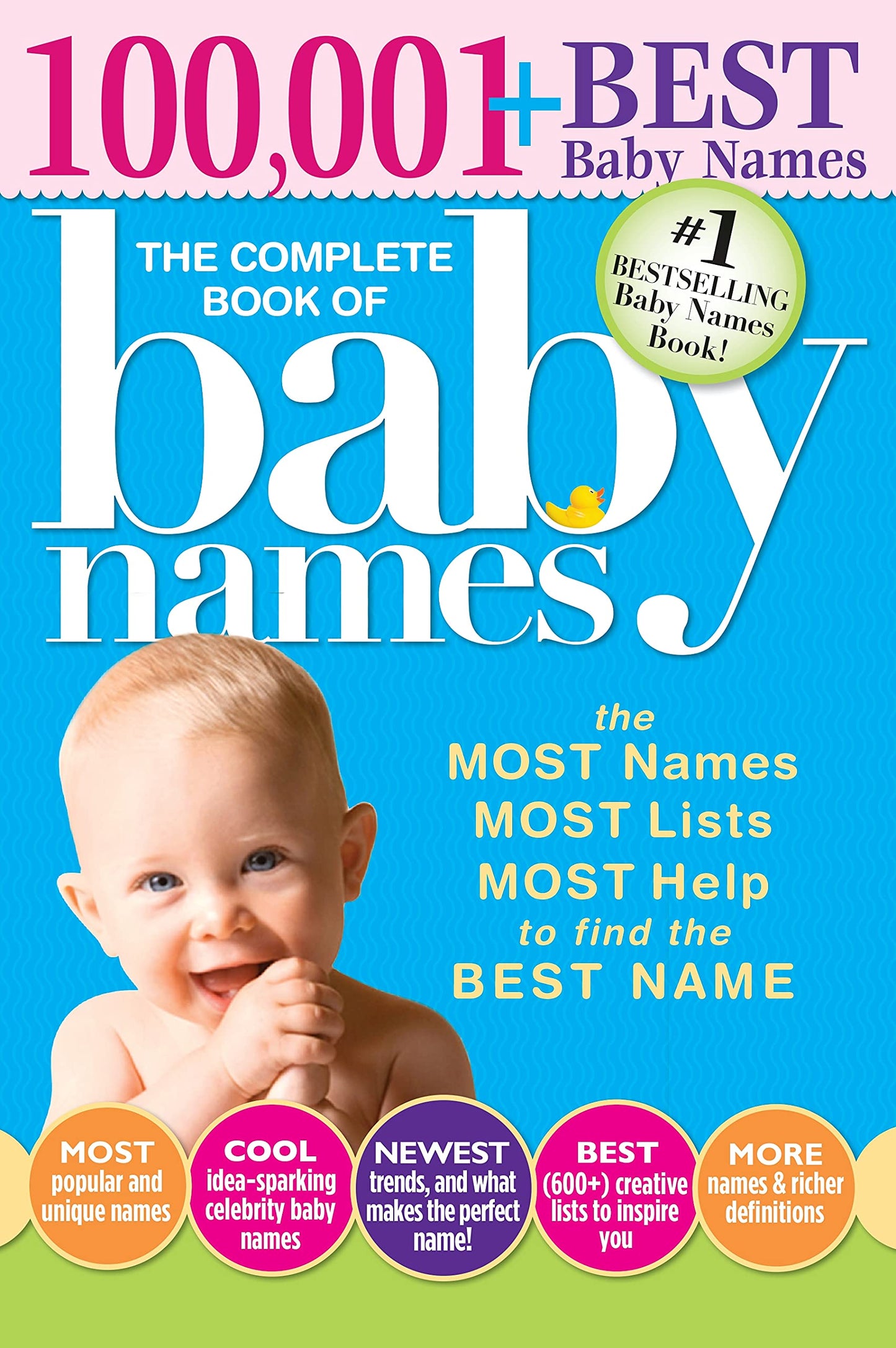 The Complete Book of Baby Names: The #1 Baby Names Book with the Most Unique Baby Girl and Boy Names (Gifts for Expecting Mothers, Fathers, Parents) - 8420
