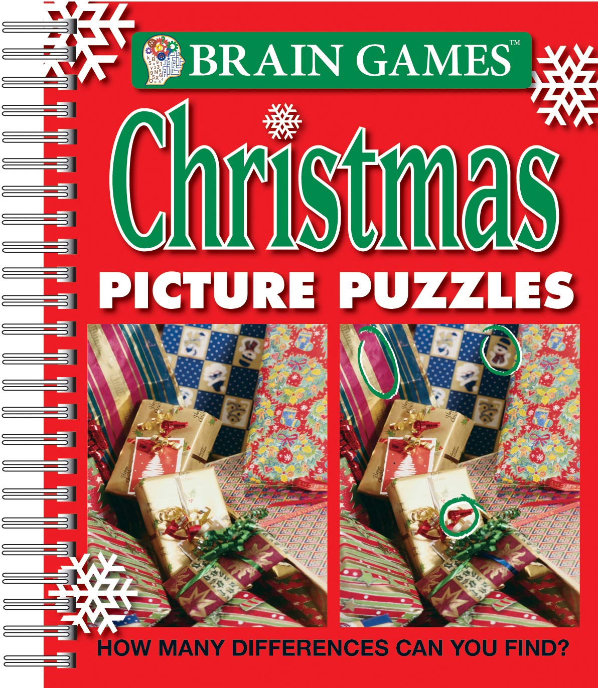 Brain Games - Picture Puzzles: Christmas: How Many Differences Can You Find? - 2875