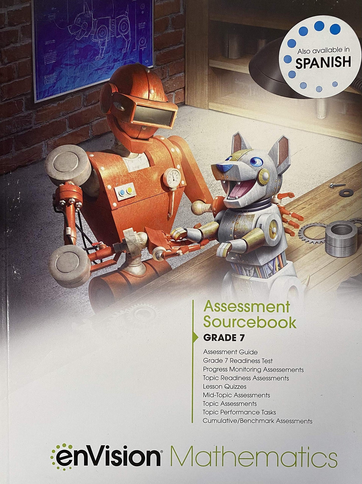 enVision Mathematics, Assessment Sourcebook Grade 7, c. 2019 9781418269548, 1418269549