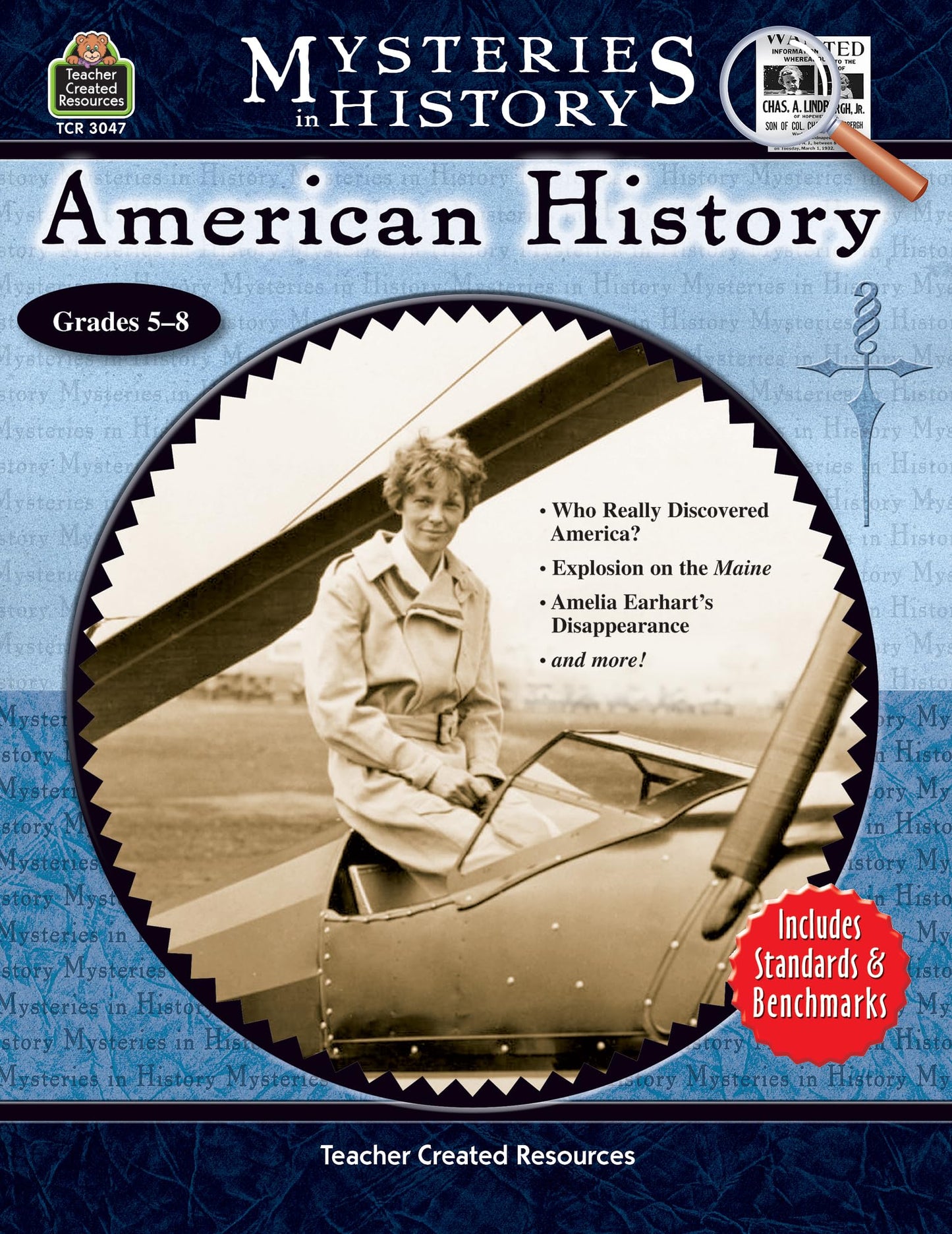 Teacher Created Resources Mysteries in History Series - American History Workbook