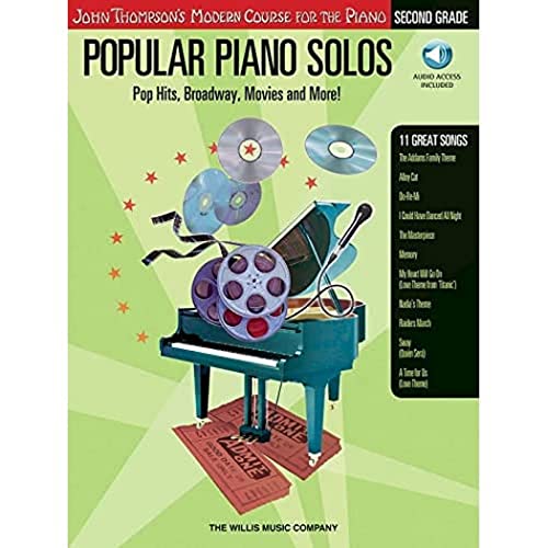 Popular Piano Solos - Second Grade Book/Online Audio (John Thompson's Modern Course for the Piano)