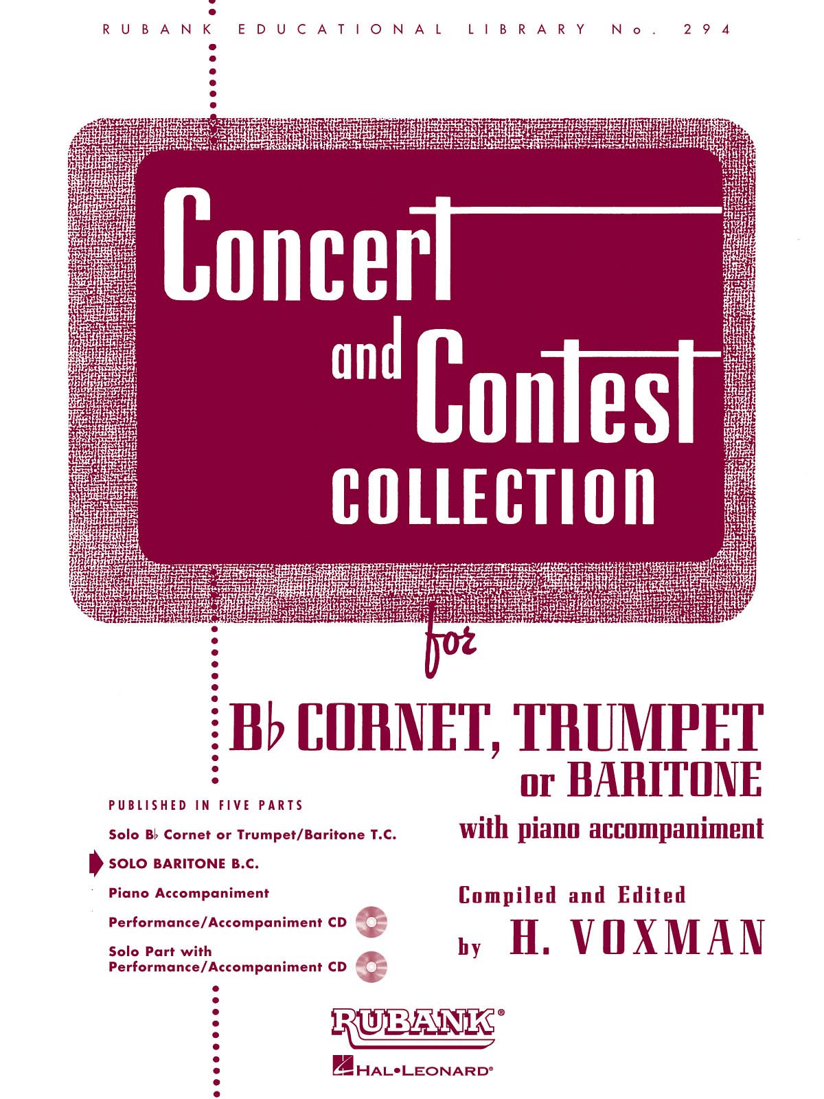 Concert and Contest Collection: Solo Book Only - Baritone B.C.