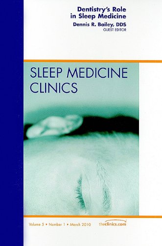Dentistry's Role in Sleep Medicine, An Issue of Sleep Medicine Clinics (Volume 5-1) (The Clinics: Internal Medicine, Volume 5-1) - 1021