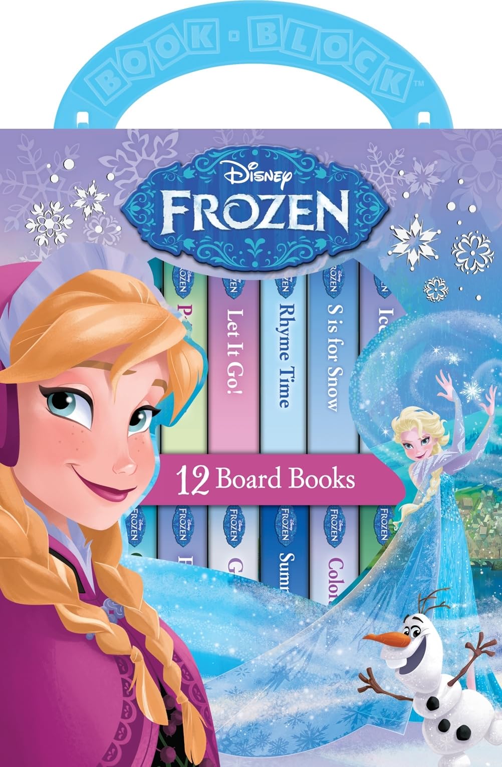 Disney Frozen - My First Library Board Book Block 12-Book Set - PI Kids - 292