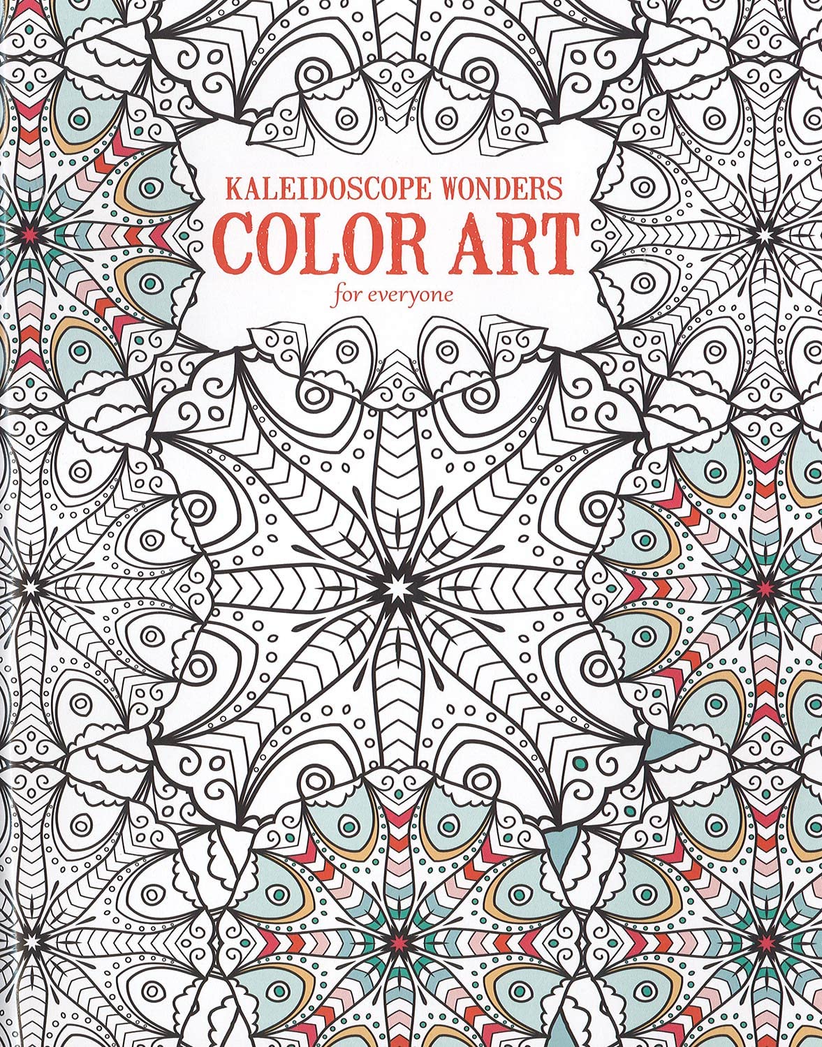 Kaleidoscope Wonders: Color Art for Everyone-24 Kaleidoscope Inspired Artistic Designs featuring Mirrored and Variegated Adult Coloring Patterns - 8373