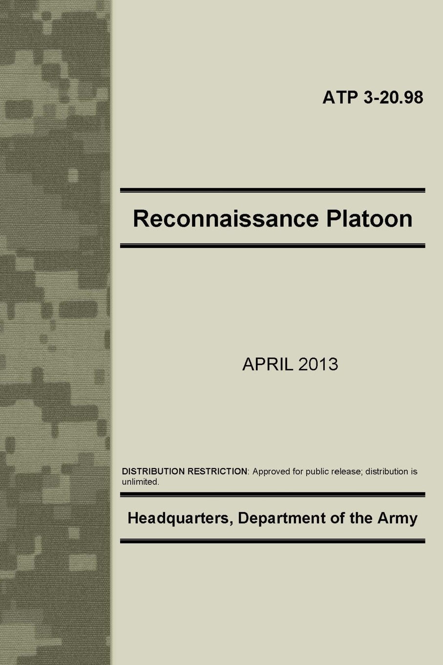 Reconnaissance Platoon ATP 3-20.98 - 1449