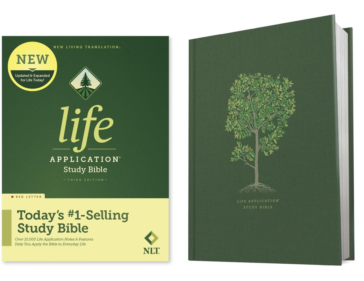 NLT Life Application Study Bible, Third Edition (Red Letter, Hardcover) Tyndale NLT Bible with Updated Notes and Features, Full Text New Living Translation