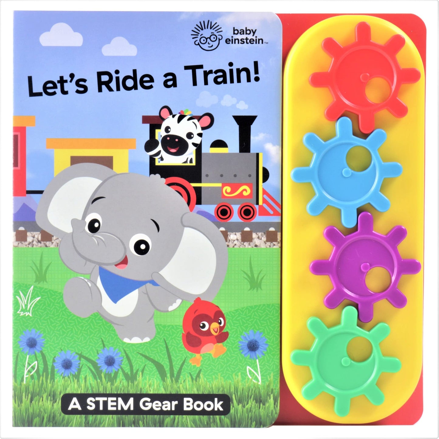 Baby Einstein: Let's Ride a Train! a Stem Gear Sound Book - 9891