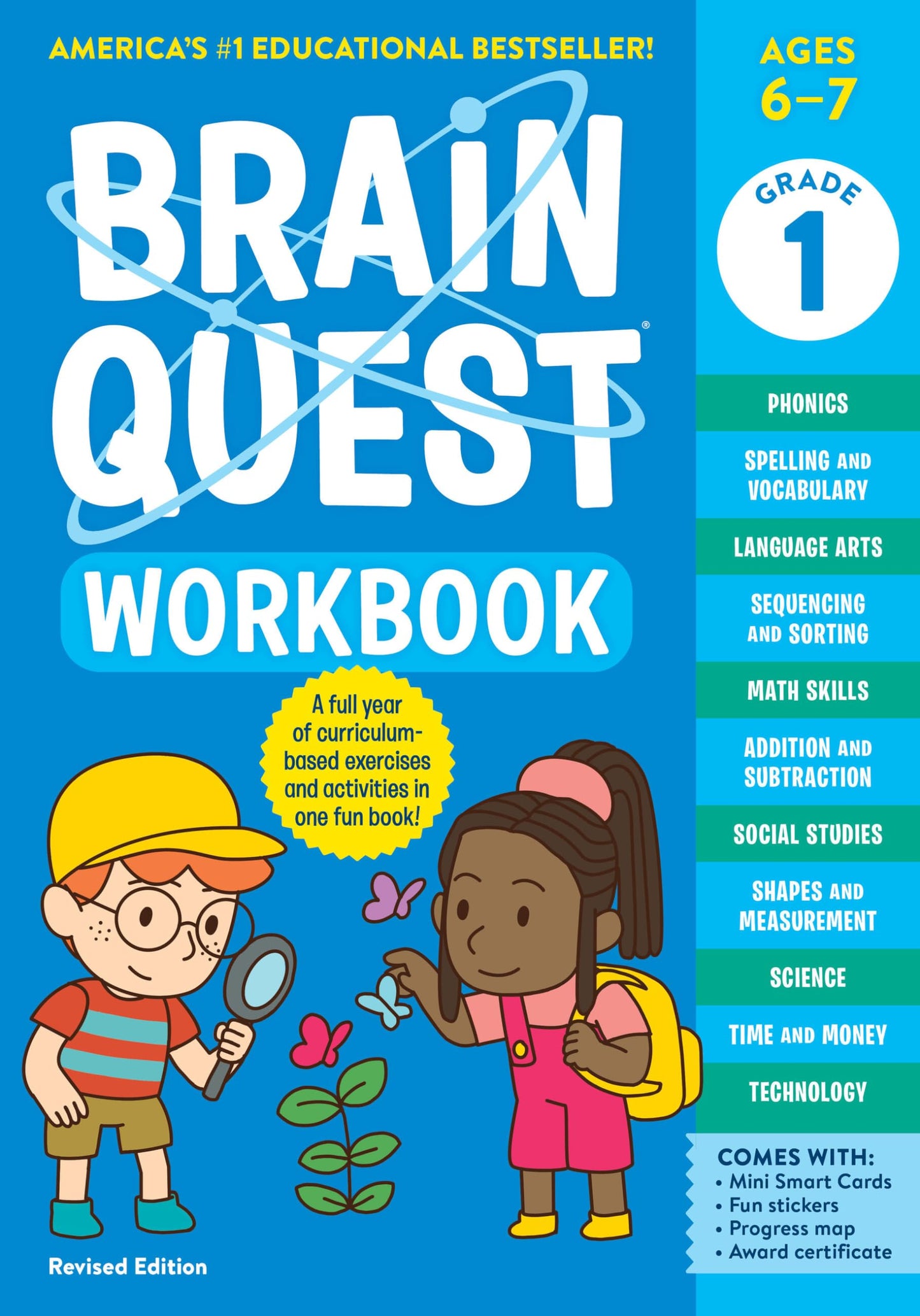 Brain Quest Workbook: 1st Grade Revised Edition (Brain Quest Workbooks) - 9159