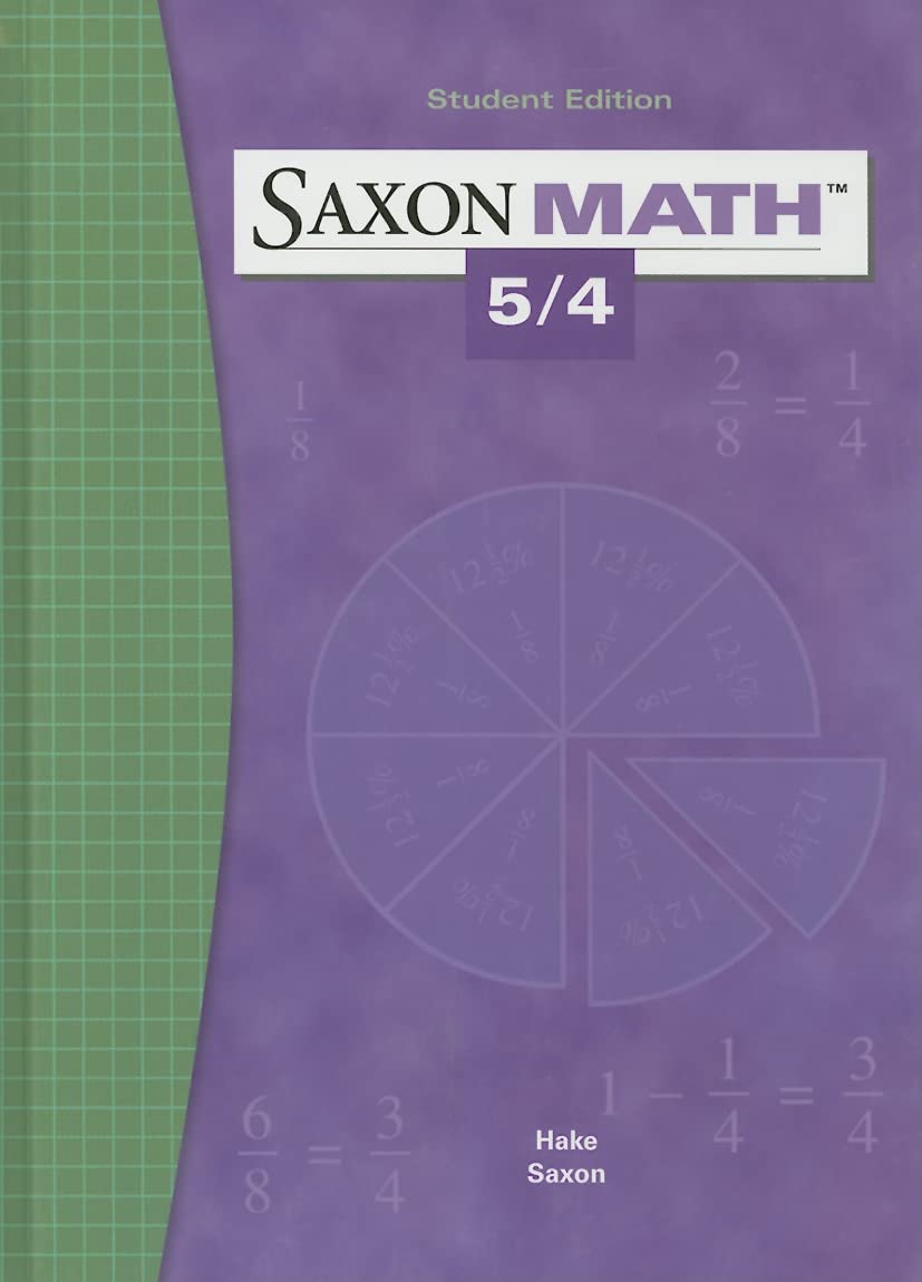 Saxon Math 5/4 - 9621