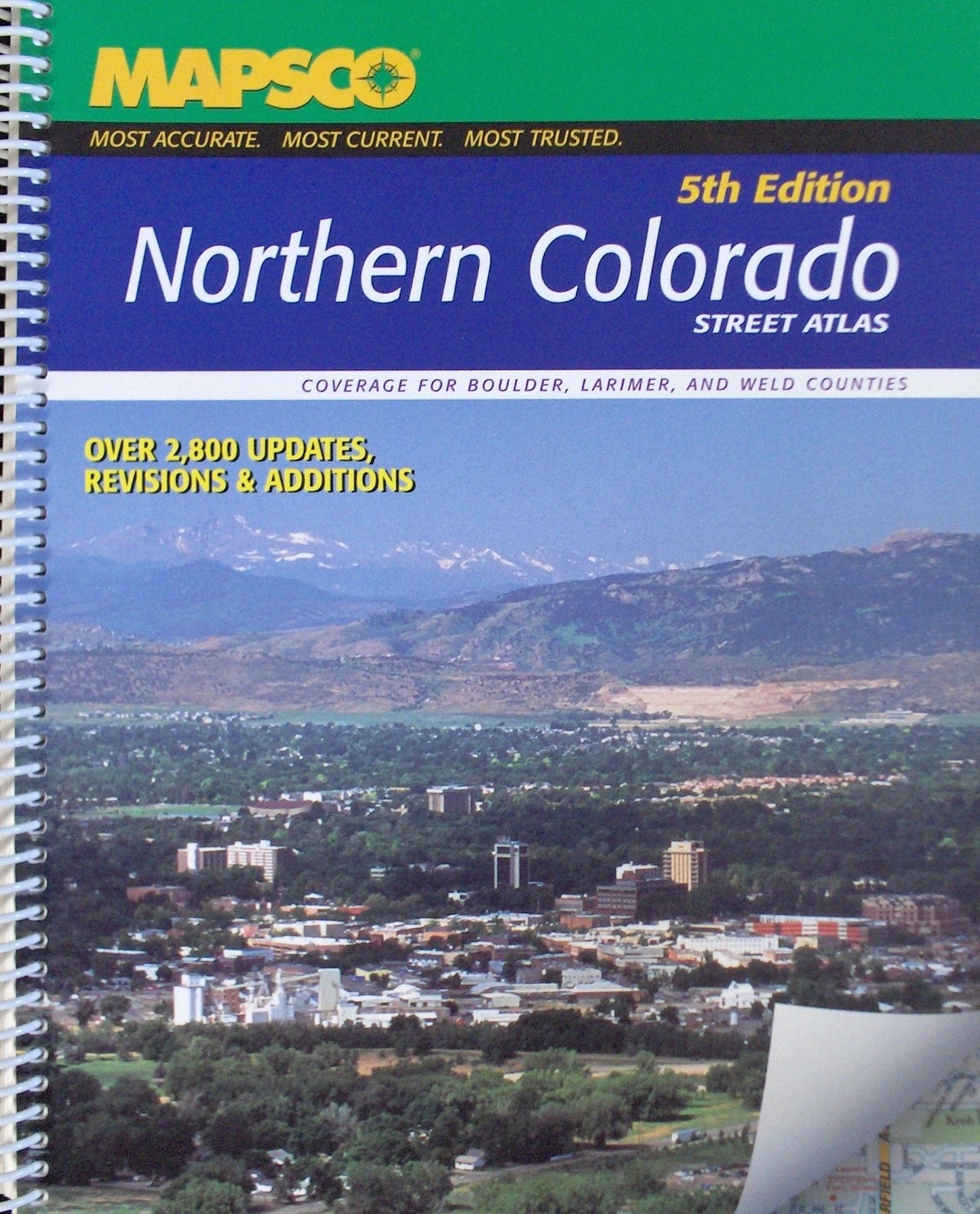 Northern Colorado Street Atlas: Coverage for Boulder, Larimer, and Weld Counties