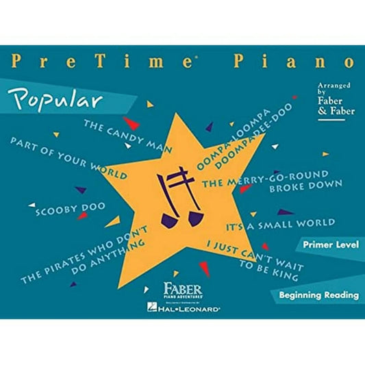 PreTime Piano Popular - Primer Level (Pretime Piano Series) - 152