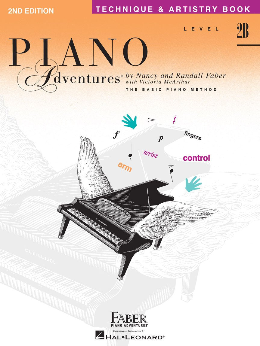 Piano Adventures - Technique & Artistry Book - Level 2B - 2308