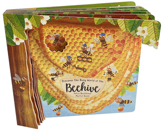 Discovering the Busy World of the Beehive (Happy Fox Books) Board Book Teaches Kids Ages 3-6 about Bees, Exploring a Hive with Each Page, plus Educational Facts and Vocabulary Words - 2406