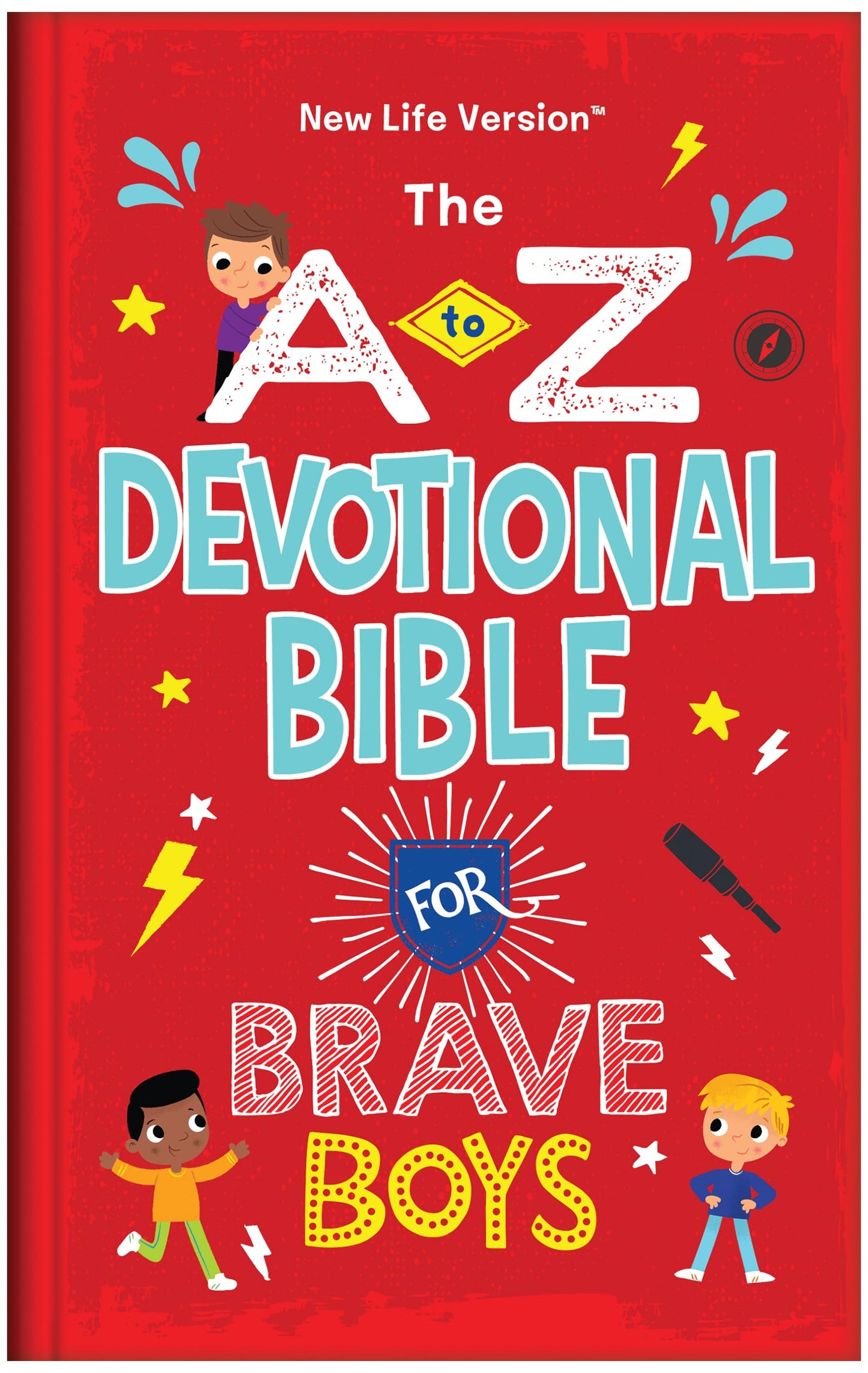 The A to Z Devotional Bible for Brave Boys: New Life Version - 1212