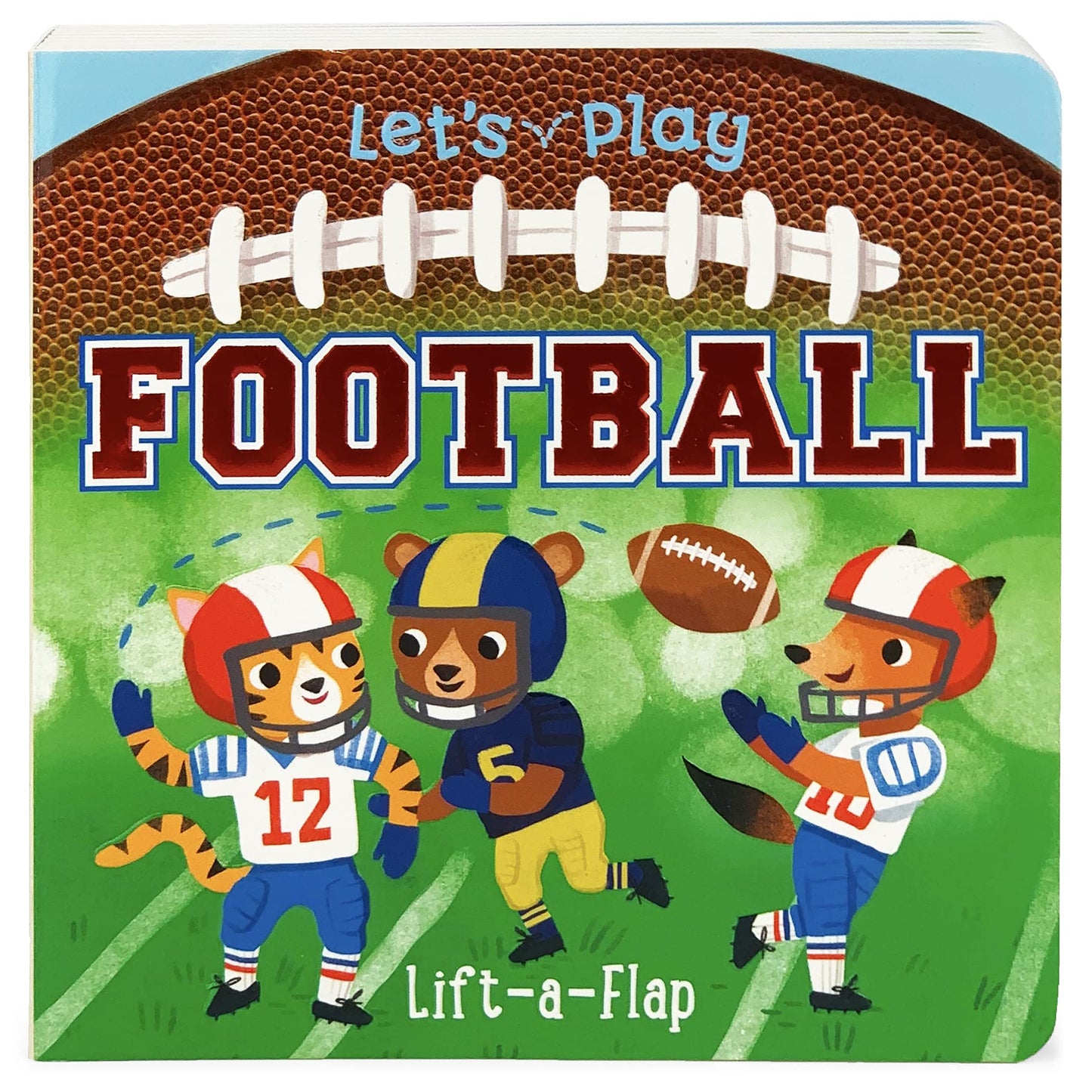 Let's Play Football! A Lift-a-Flap Board Book for Babies and Toddlers, Ages 1-4 (Chunky Lift-A-Flap Board Book) - 7767