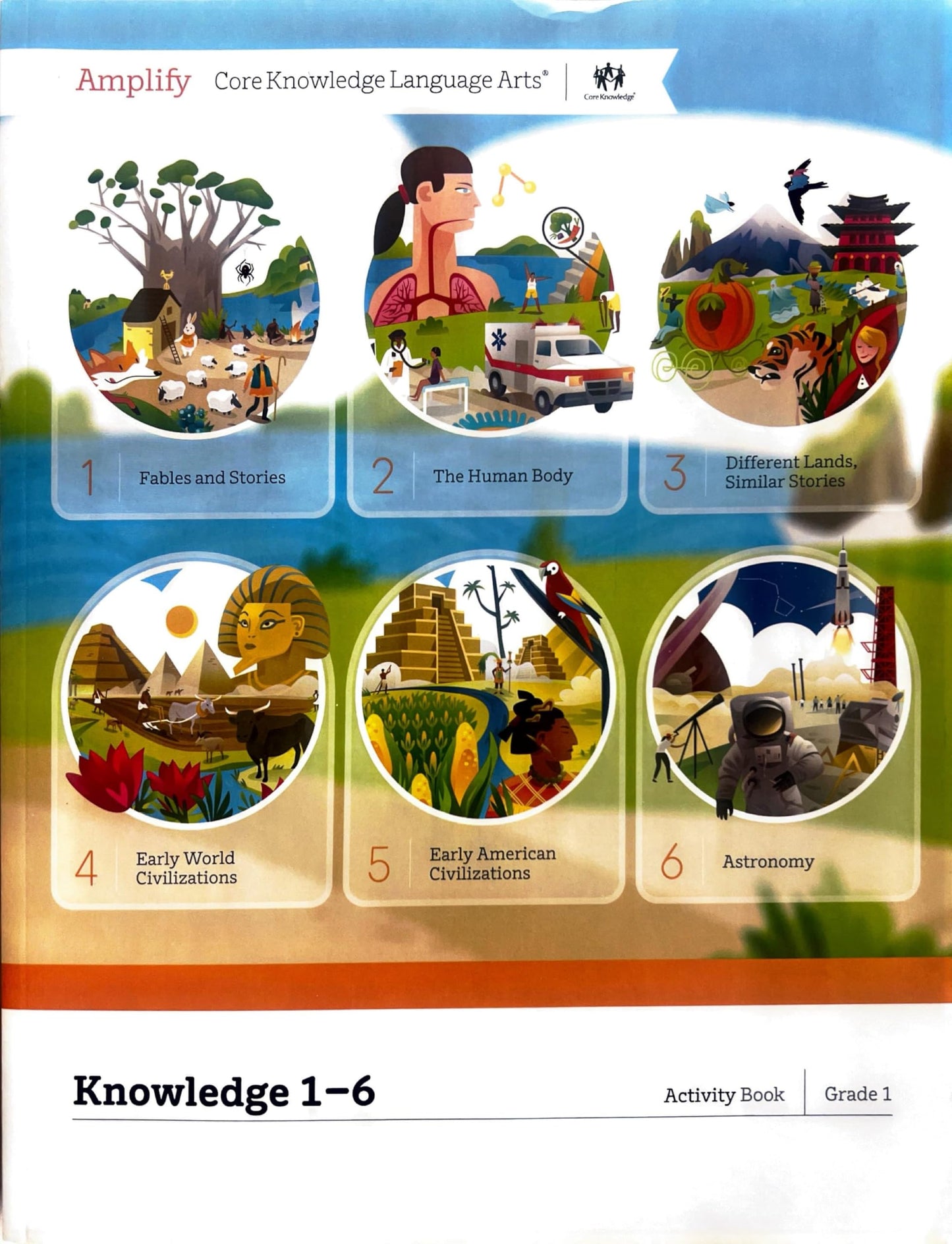 Amplify Center for Early Reading, Activity Book, Grade 1, Knowledge1-6