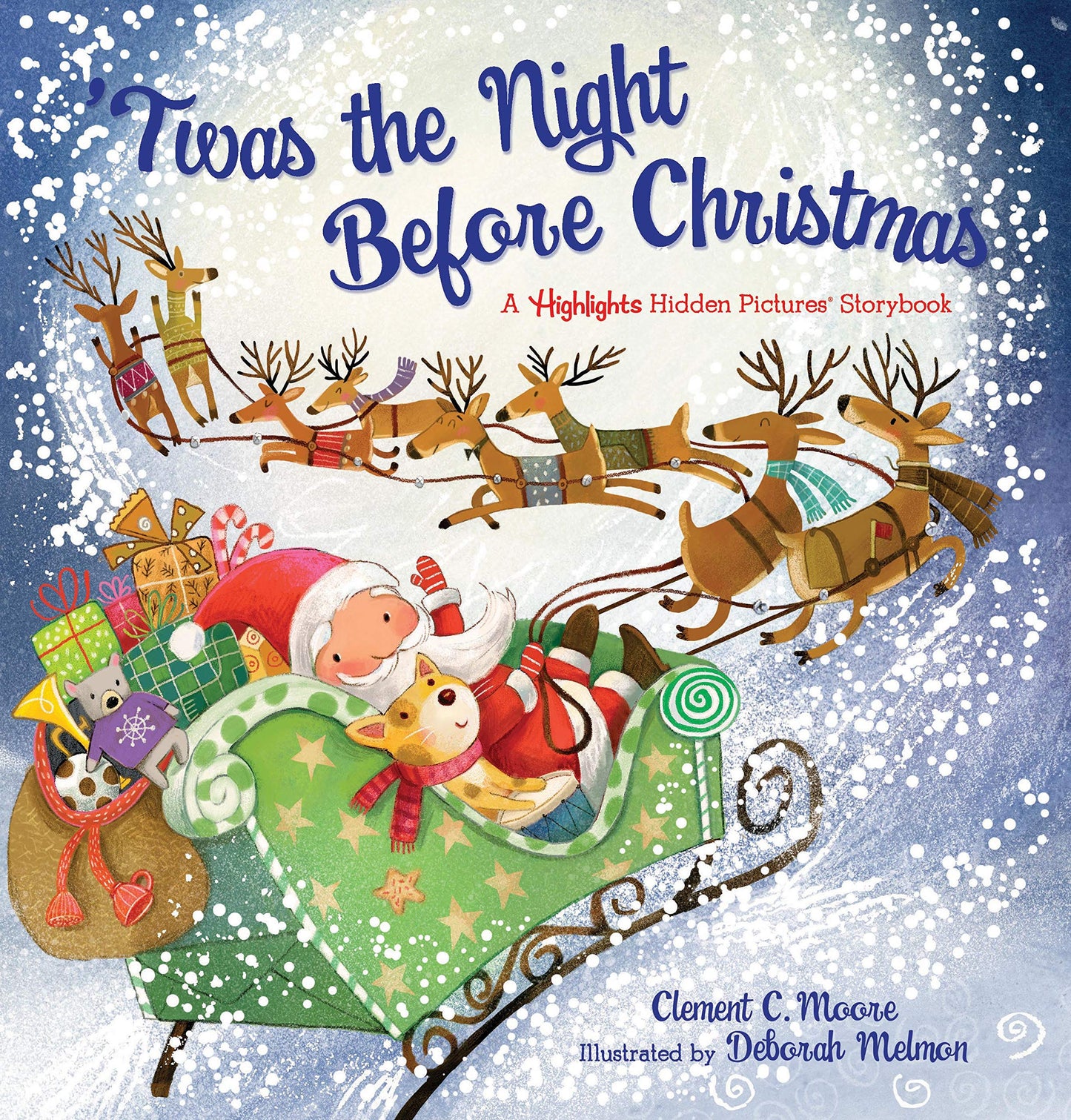 'Twas the Night Before Christmas: Christmas Storybook with Seek-and-Find Puzzles for Kids 4-8, Over 120 Hidden Objects (Highlights Hidden Pictures Storybooks) - 1027