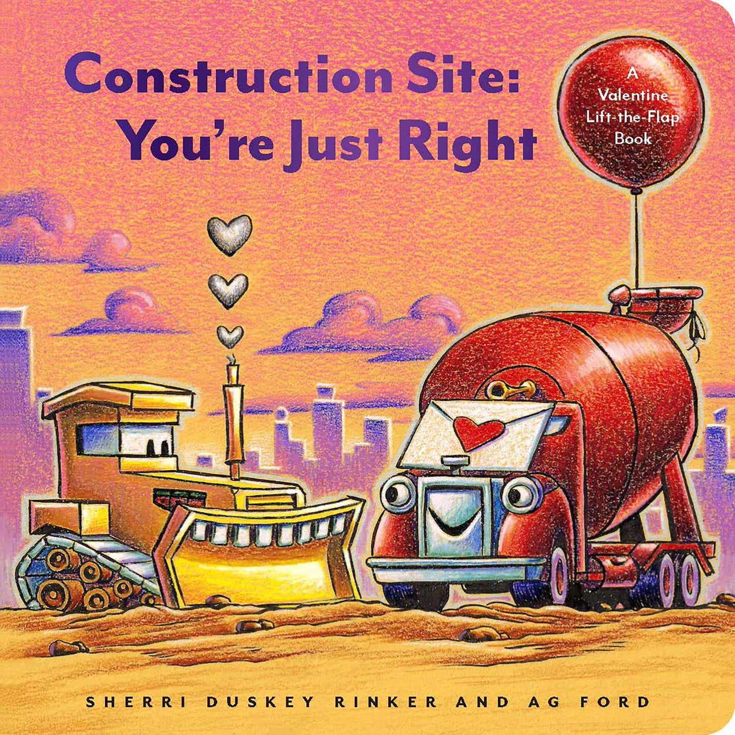 Construction Site: You're Just Right: A Valentine Lift-the-Flap Book (Goodnight Construction Site) - 3038