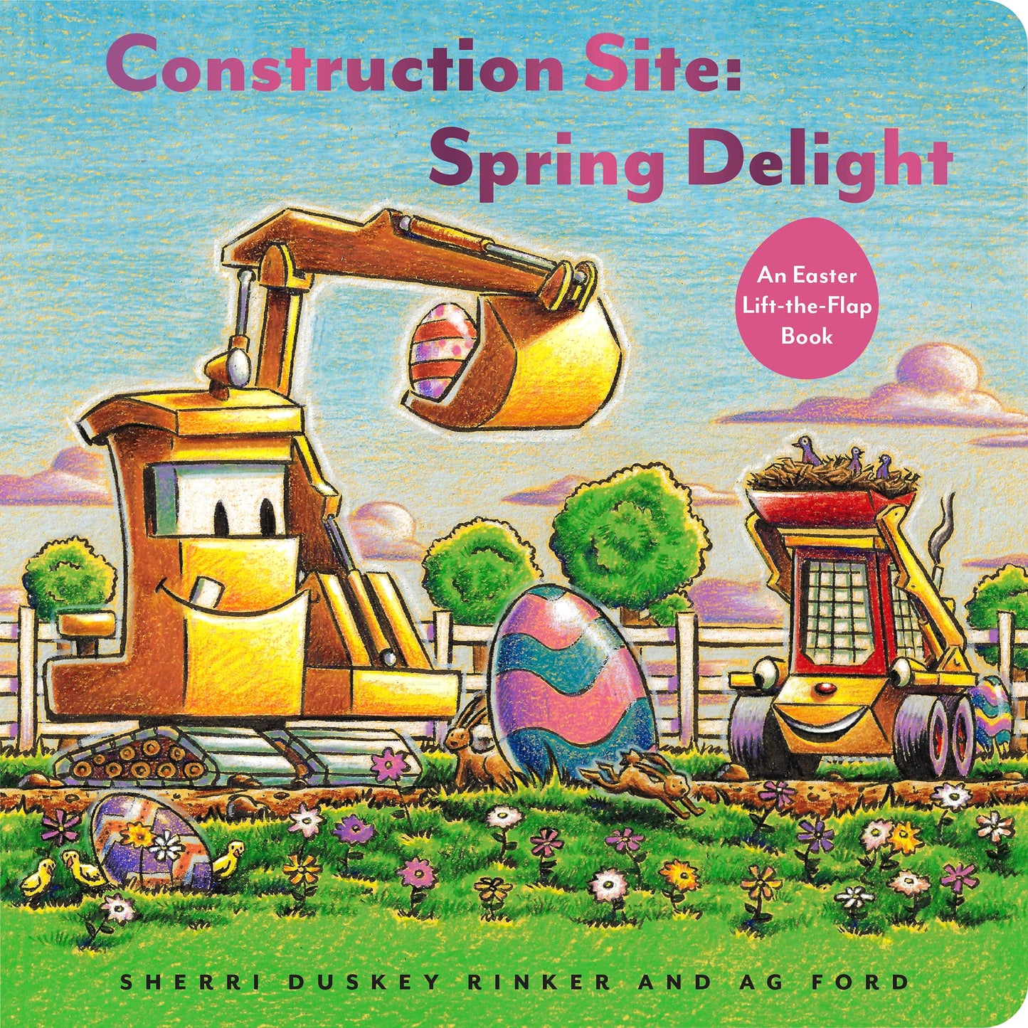 Construction Site: Spring Delight: An Easter Lift-the-Flap Book (Goodnight, Goodnight, Construc) - 4417