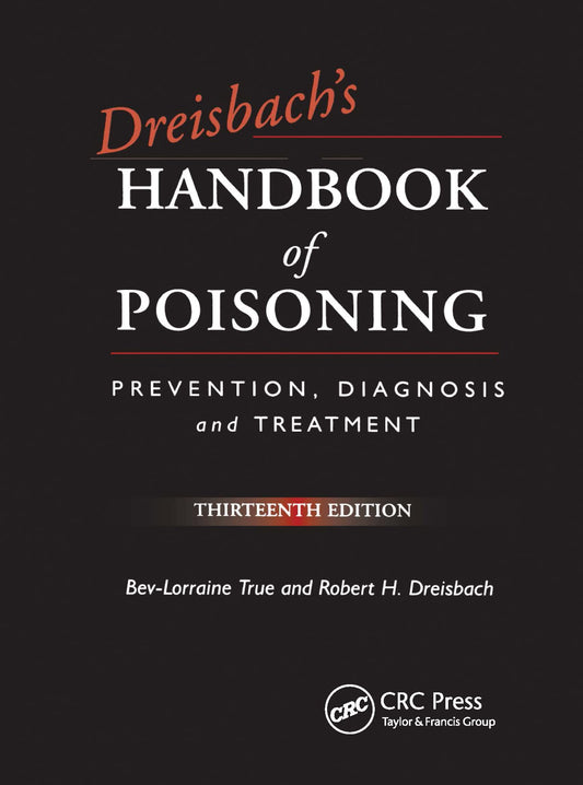 Dreisbach's Handbook of Poisoning - 4157